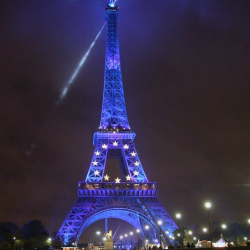 Paris, Eiffel Tower across the Seine